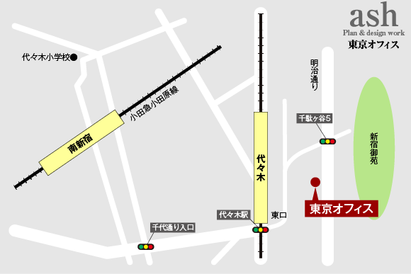 株式会社アッシュ東京支店地図